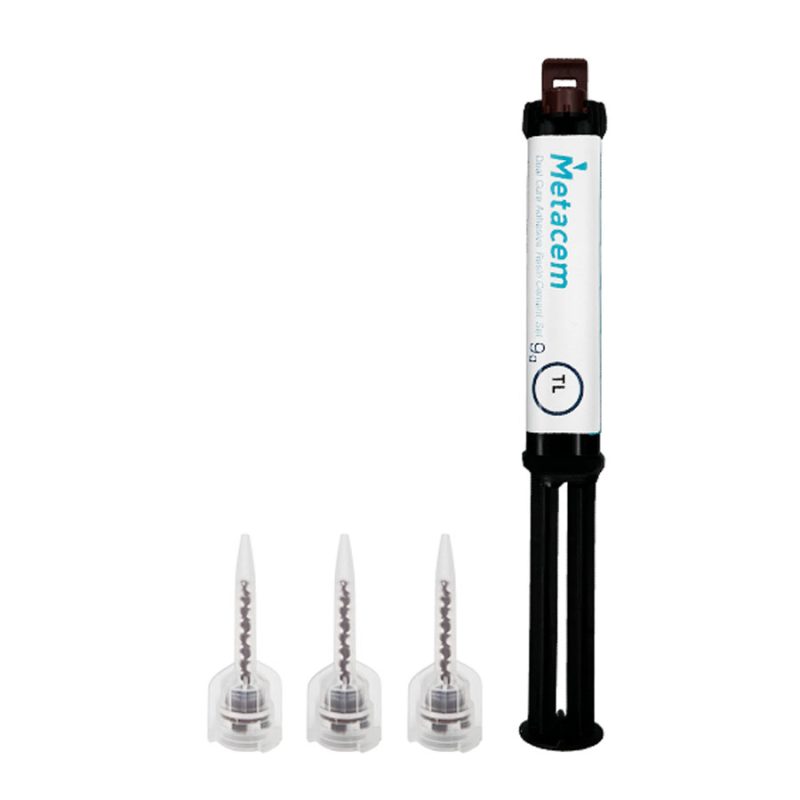 Metacem Kit سمان رزینی دوال کیورمتا (متاسم)-(Dual Cured Resin Cement Meta) MetaCem ...